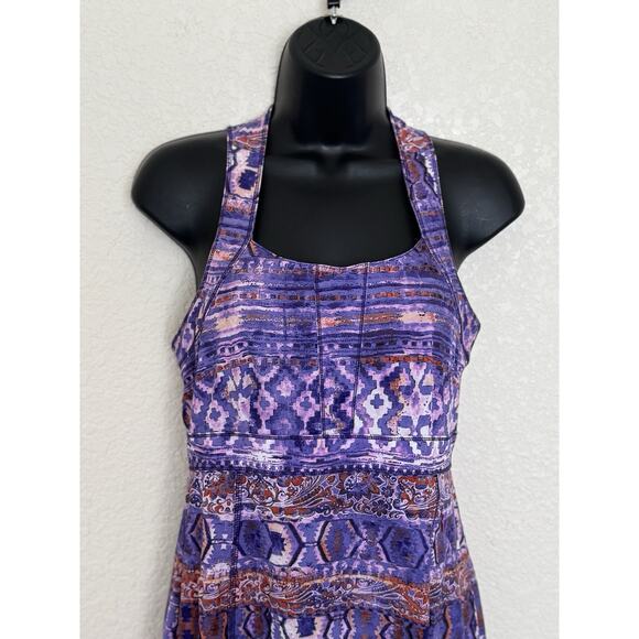 Title Nine Nimblene Dress Outdoor Golf Athletic Tropical Print Shelf Bra, 4 - Picture 5 of 11